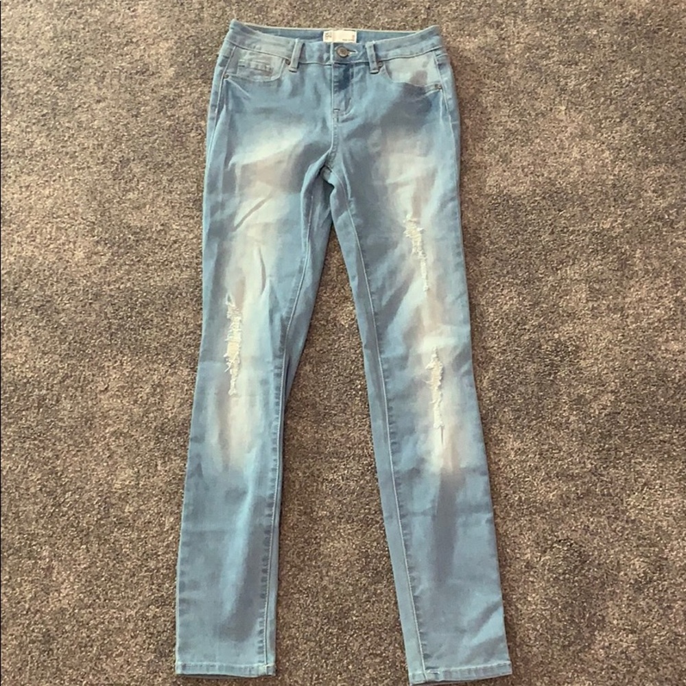 Light Blue Ripped Jeans